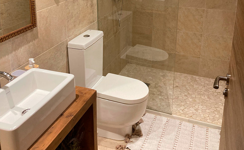 Vollbadzimmer Xoriguer-Zimmer Marsenses Cas Metge Matas Villa