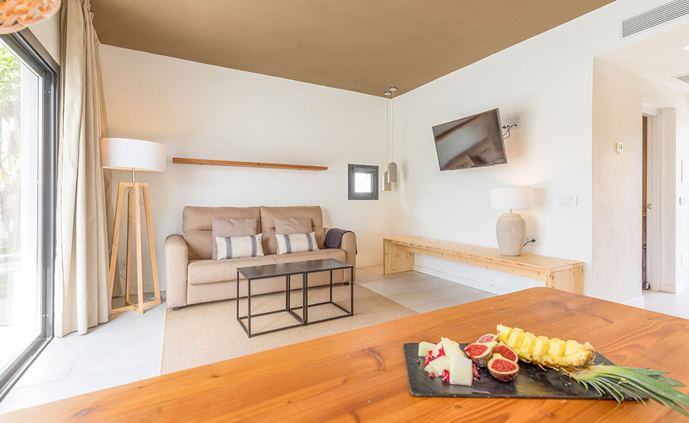 helles Wohnzimmer Superior Suite mit Poolblicka marsenses paradise club hotel