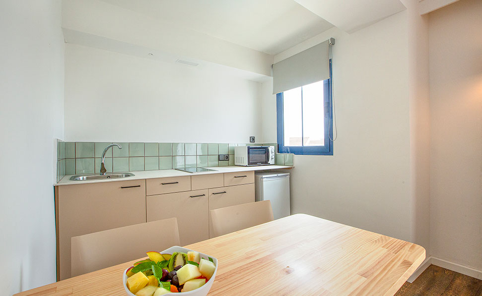 cocina apartamento 1 dormitorio splash marsenses paradise club hotel cocina equipada apartamento 1 dormitorio splash marsenses paradise club hotel