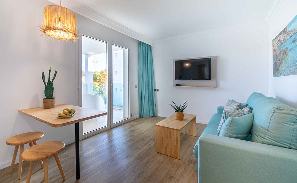 bright living room Marsenses Ferrera Blanca Hotel apartment