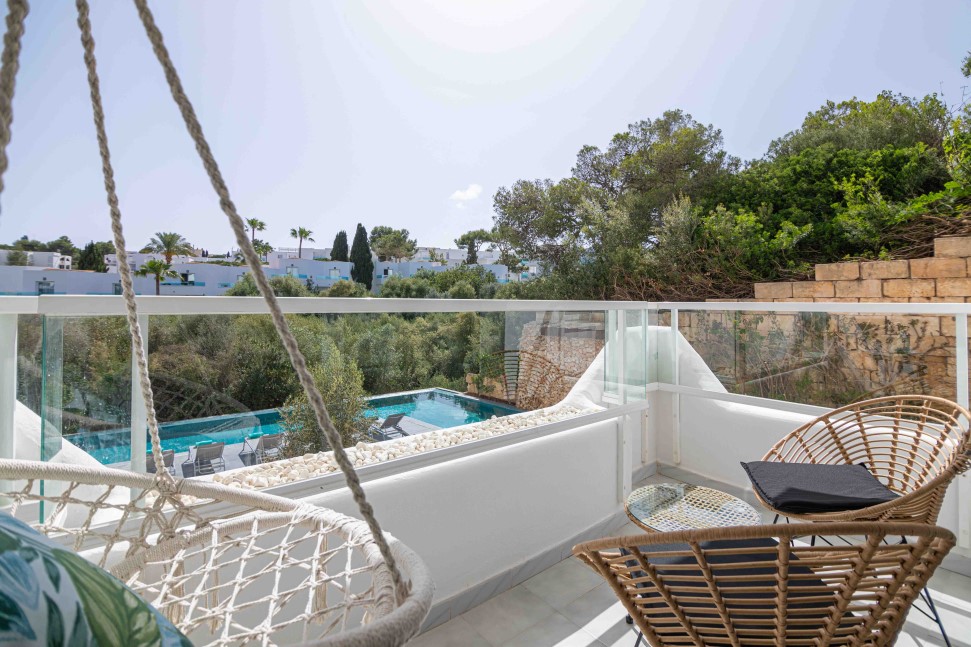 outdoor swimming pool superior apartment pool direct access marsenses natura olea hotel