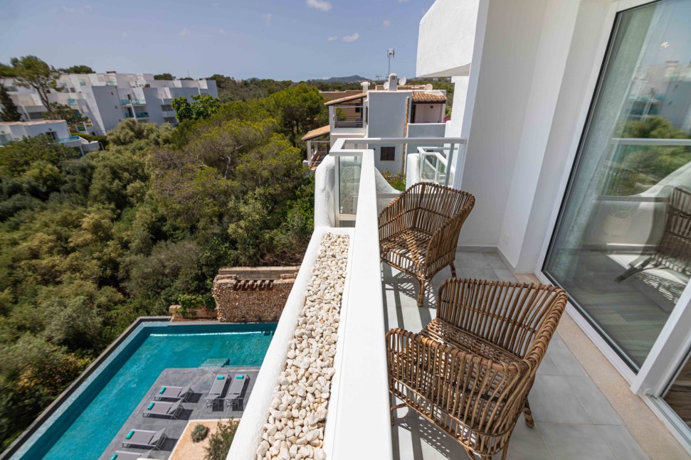 outdoor swimming pool superior apartment pool view marsenses natura olea hotel