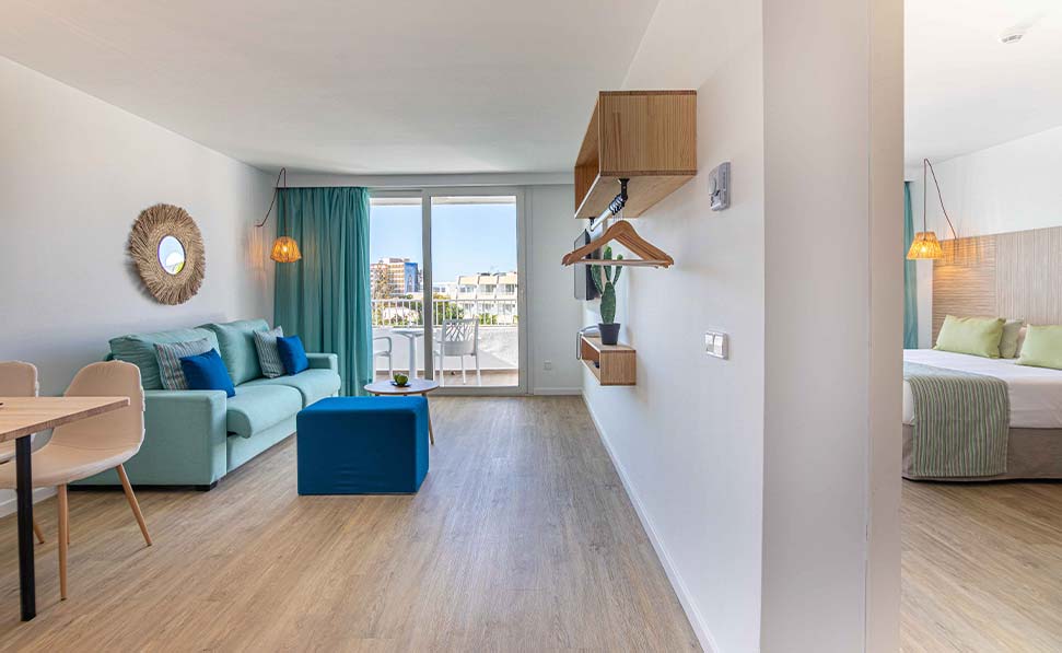 living room Apartment marsenses rosa del mar hotel spa bright living room Apartment marsenses rosa del mar hotel spa