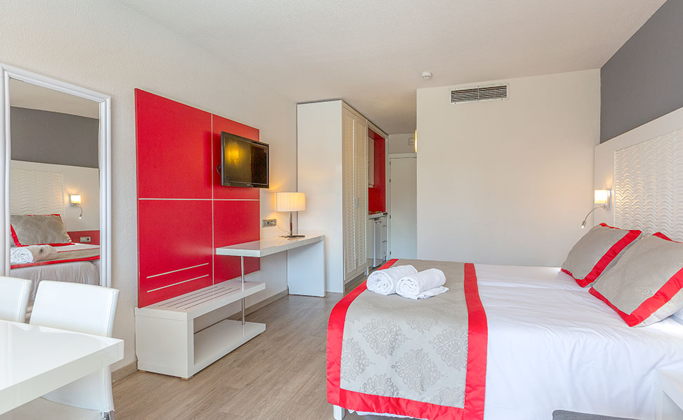 bedroom studio marsenses rosa del mar hotel spa double bed studio marsenses rosa del mar hotel spa