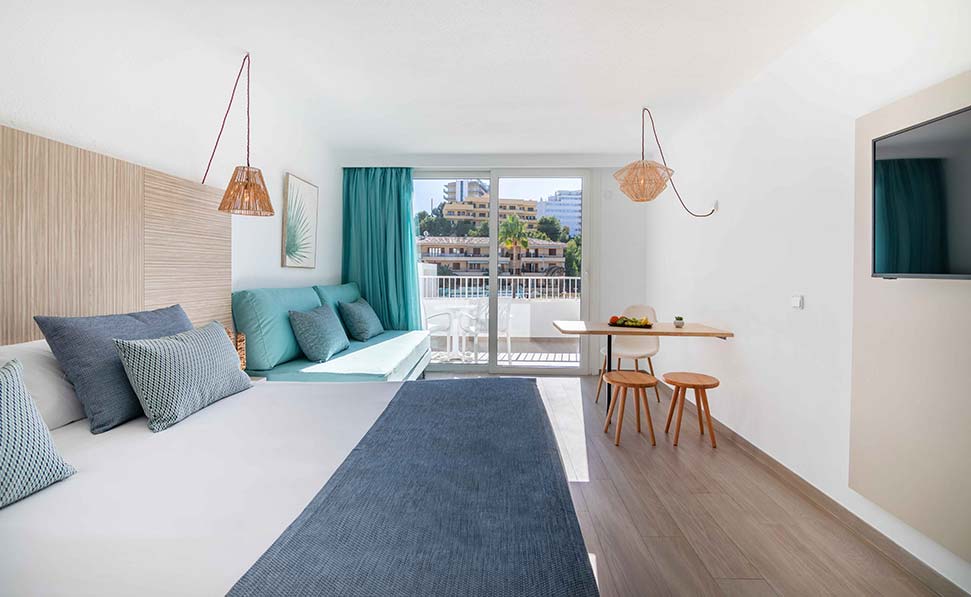 bedroom junior suite marsenses rosa del mar hotel spa double bed junior suite marsenses rosa del mar hotel spa