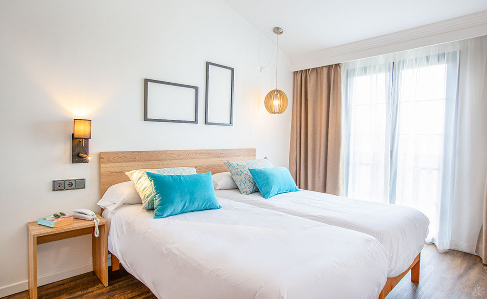 chambre Appartement une chambre splash marsenses paradise club hotel lit double Appartement une chambre splash marsenses paradise club hotel