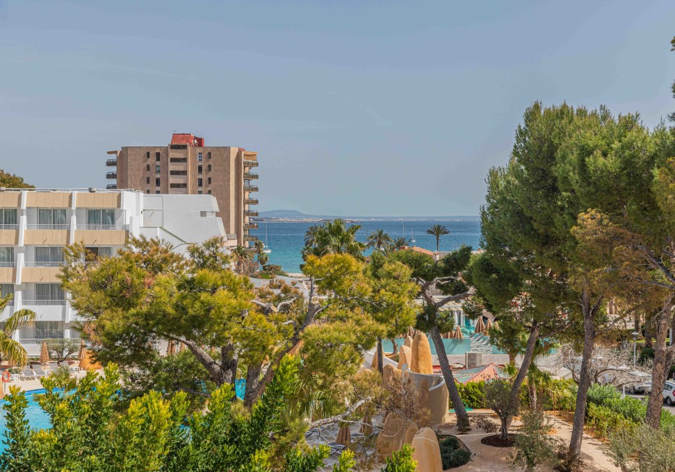 vue sur la terrasse Appartement Vue Mer marsenses rosa del mar hotel spa