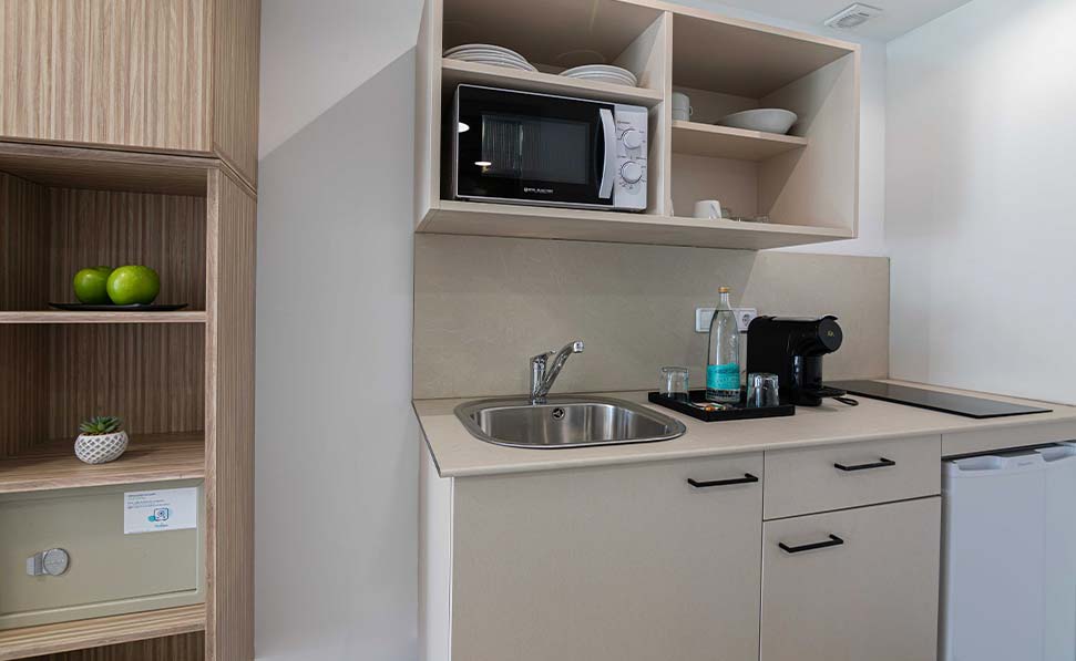 cuisine équipée junior suite marsenses rosa del mar hotel spa