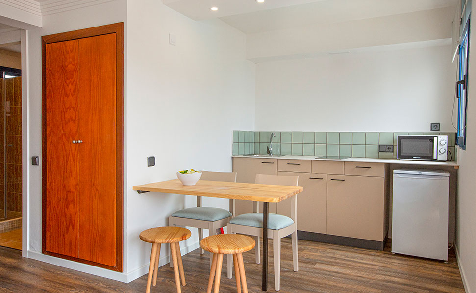 mesa de jantar apartamento 1 quarto marsenses paradise club hotel